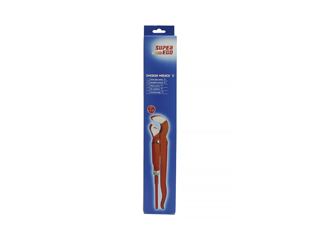 Шведский газовый ключ 45° SUPER-EGO 145, SUPER S 1'' 0