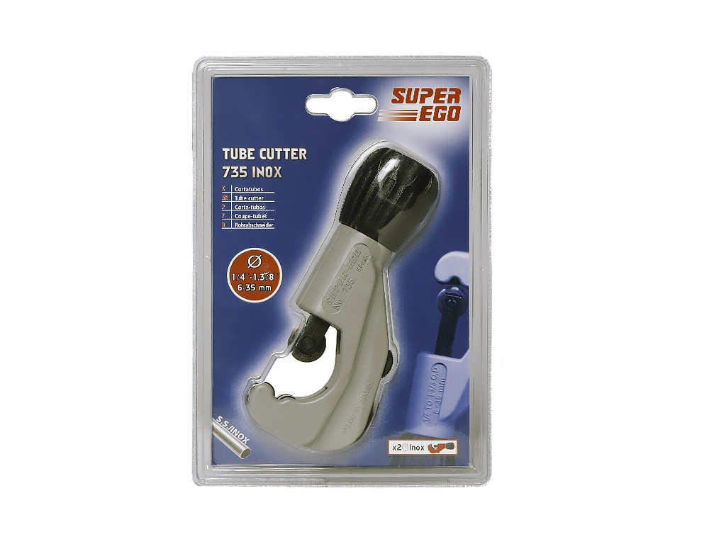 Телескопический труборез SUPER-EGO 735 INOX, 6 - 35 мм (1/4